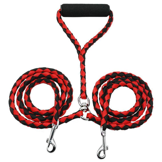 Braided PP round rope dog leash dog leash